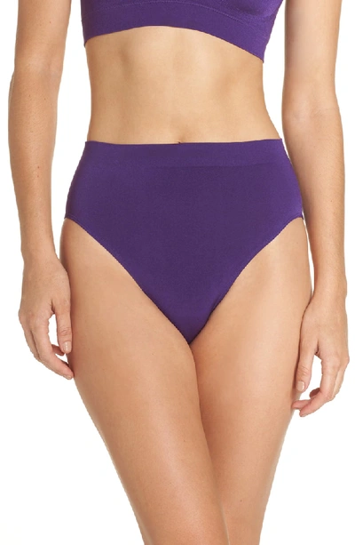Wacoal Bsmooth High-cut Bikini Briefs In Violet Indigo