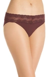 Natori Bliss Perfection V-kini Briefs (one Size) In Fig