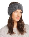 Rosie Sugden Knit Cashmere Headband In Charcoal