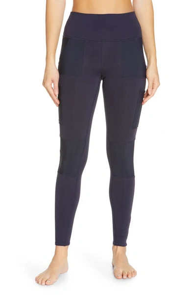 Alo Yoga High-waist Lounge Leggings In Dark Navy