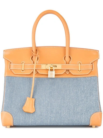 Hermes Hermès  Birkin 30 Handbag Vache - Blue