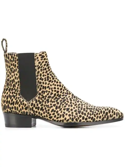 Barbanera Chelsea-boots Mit Leoparden-print In Cavallino Leopardato
