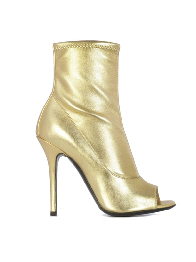 Giuseppe Zanotti Design Tisha Ankle Boots In Gold