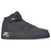 Nike Men's Air Force 1 Mid Casual Shoes, Grey