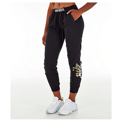Nike Women's Sportswear Rally Metallic Jogger Pants, Black