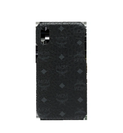 Mcm Iphone X Case In Visetos Original In Black