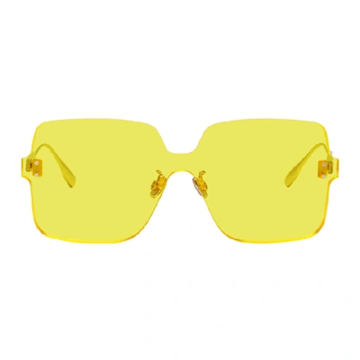 Dior Eyewear - Colorquake1 Sunglasses - Womens - Yellow