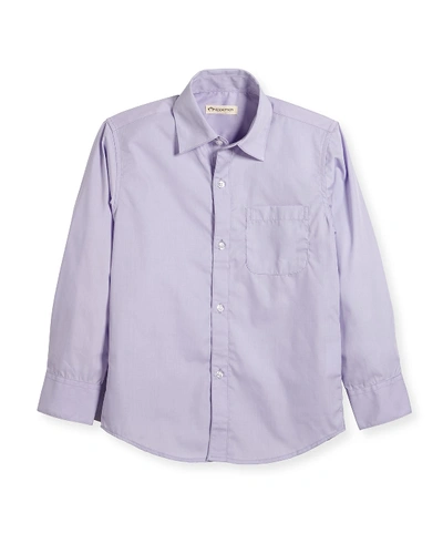 Appaman Kids' The Standard Poplin Shirt In Lavender