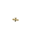 Sydney Evan Two-tone Diamond, Yellow Sapphire & 14k Yellow Gold Bee Single Stud Earring