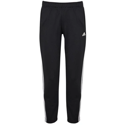 Adidas Training Snap Cropped Jersey Sweatpants In Black And White