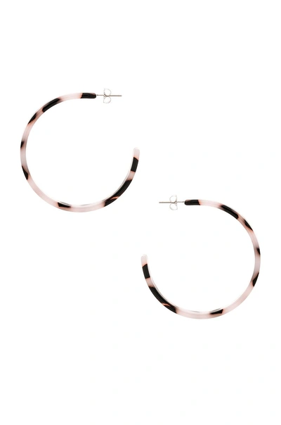 Five And Two Audrey Hoop Earrings In Blush