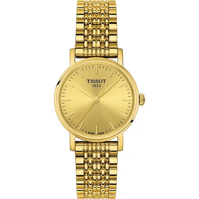 Tissot Womens Gold T1092103302100 T-classic Gold-plated Stainless Steel Quartz Watch