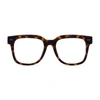 Look Optic Laurel Square Blue Light Glasses, 51mm In Brown