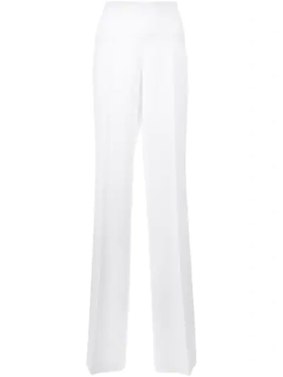 Antonio Berardi Bootcut Trousers In White