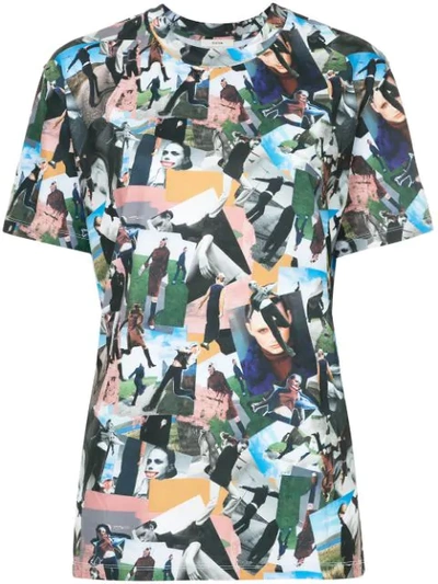 System Woman Print T-shirt In Multicolour