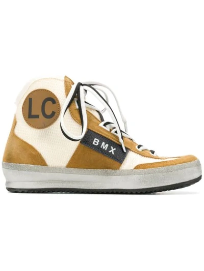 Leather Crown Bmx Hi-top Sneakers - 中性色 In Neutrals