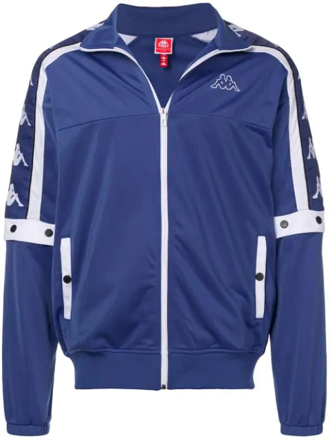 Kappa Logo Zipped Jacket - Blue | ModeSens