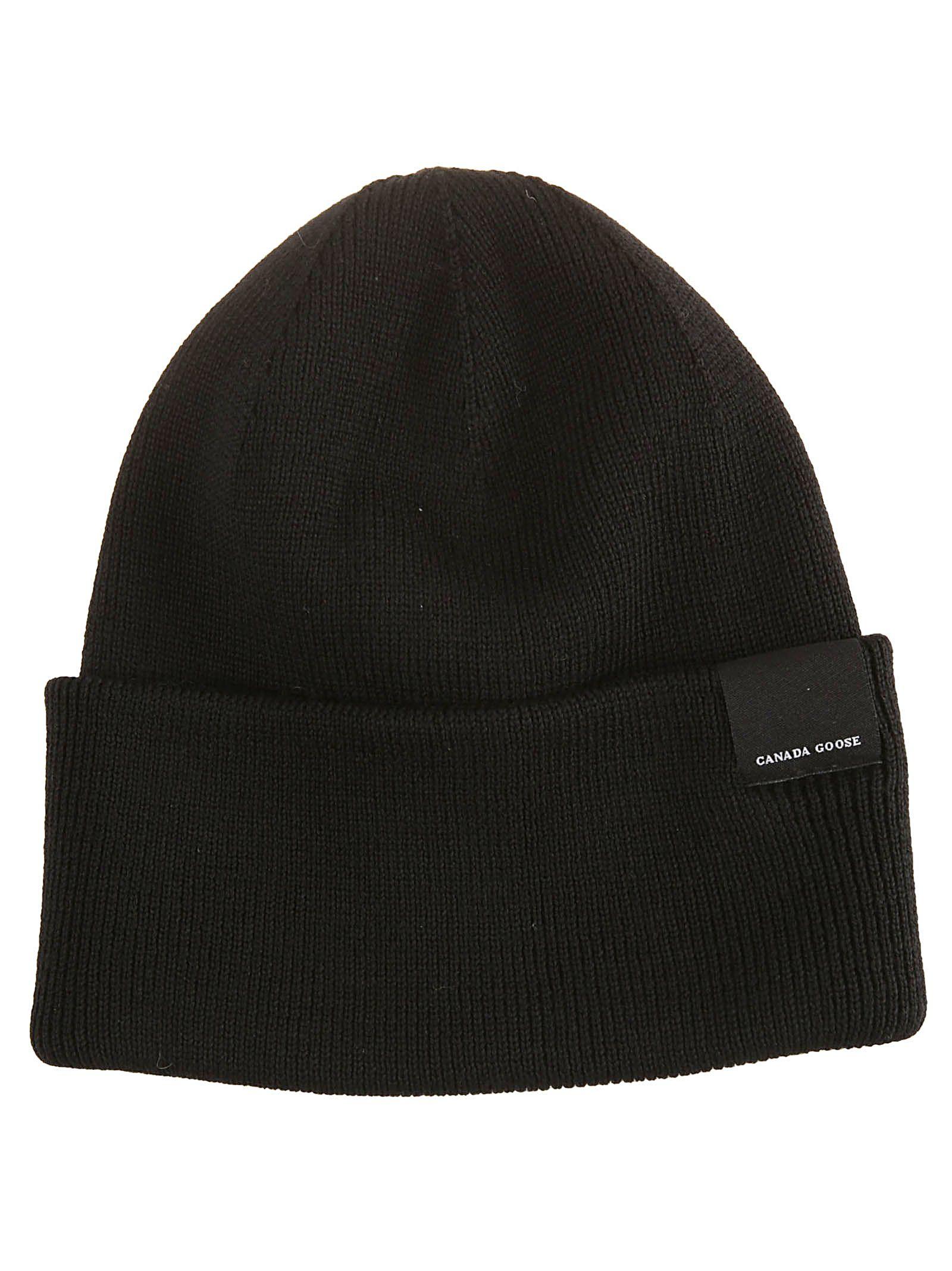 Canada Goose Fitted Beanie In Black | ModeSens