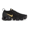 Nike Women's Air Vapormax Flyknit 2 Running Shoes, Black - Size 6.0 In 012 Blk/gol