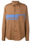 Marni Double Striped Shirt - Brown