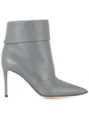 Paul Andrew Banner Stiletto Ankle Boots In Grey