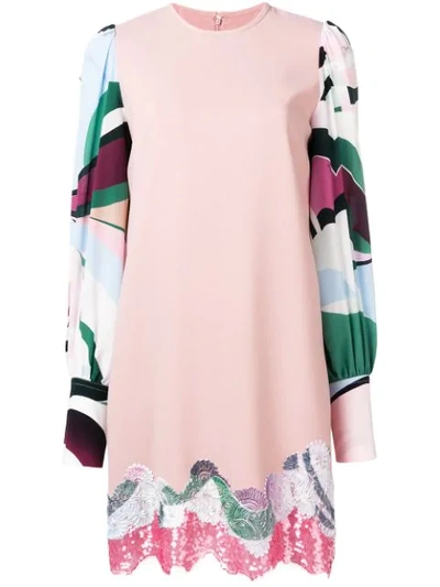 Emilio Pucci Shift Party Dress In Pink