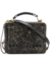 Marc Jacobs The Box Leather Shoulder Bag In Black