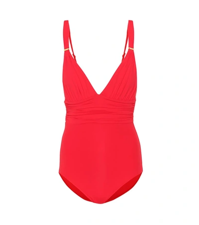 Melissa Odabash Panarea Swimsuit In Red