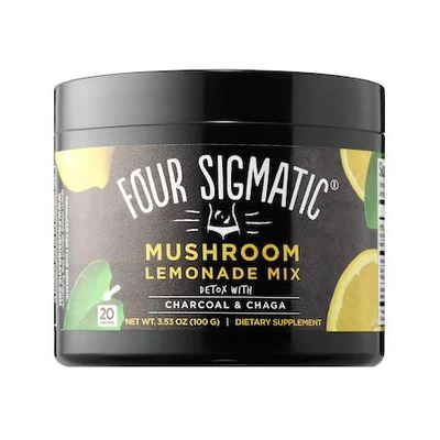 Four Sigmatic Mushroom Lemonade Mix With Charcoal & Chaga 3.53 oz/ 100 G