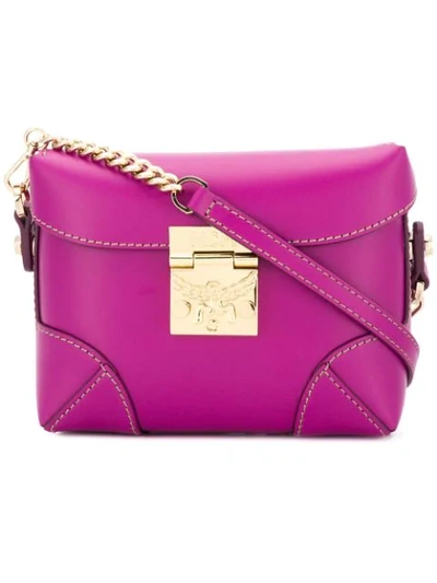 Mcm Foldover Belt Bag - Purple