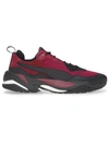 Puma Thunder Spectra Leather & Mesh Sneakers In Maroon/black