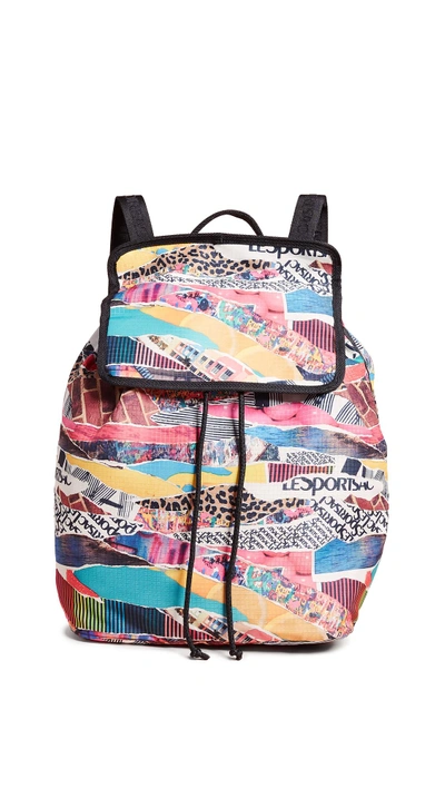 Lesportsac Gabrielle Backpack In Y2k Collage