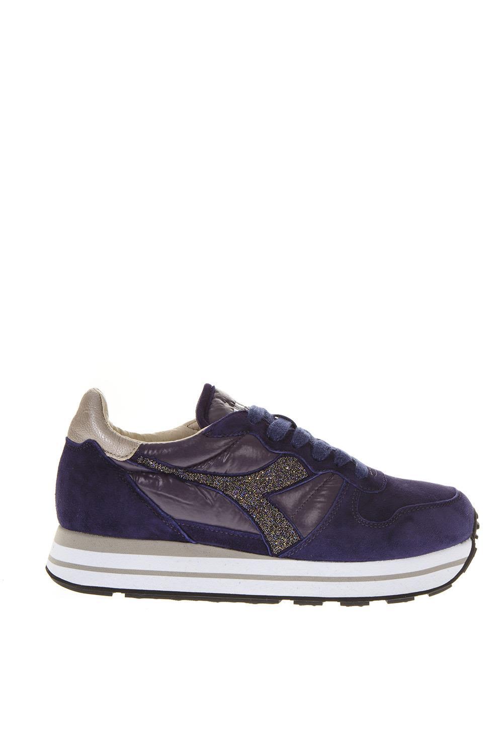 purple diadora sneakers