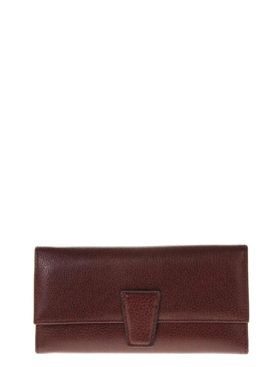 Gianni Chiarini Merlot Leather Wallet