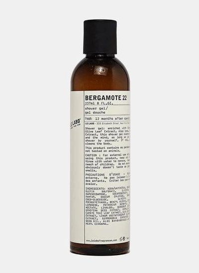 Le Labo Bergamote 22 Shower Gel In Black