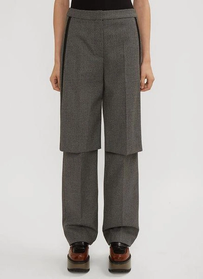 Stella Mccartney Laurel Panel Trousers In Grey