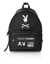 Philipp Plein Backpack Playboy-in Stock-black / White