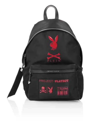 Philipp Plein Backpack Playboy-in Stock-black Red ModeSens