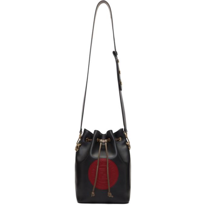 fendi black bucket bag