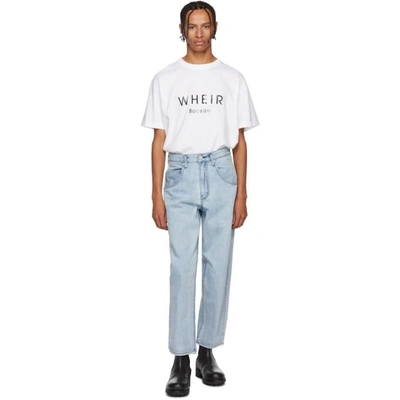Wheir Bobson Blue Baggy Jeans In Fs-lghtfade