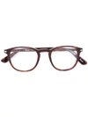 Persol Round Frame Glasses In Brown