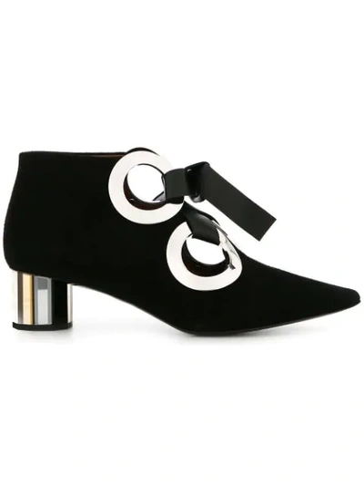 Proenza Schouler Grommet Ankle Boots - Black