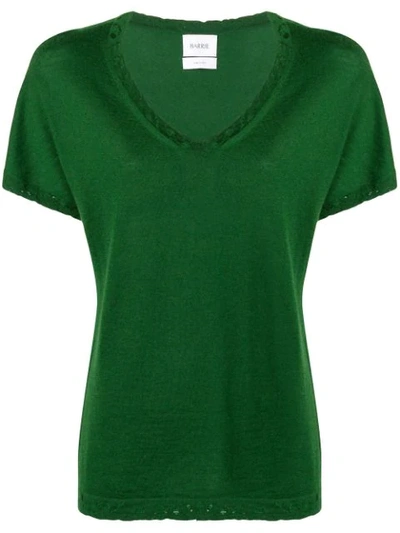 Barrie Lace Detail T-shirt - 绿色 In Green