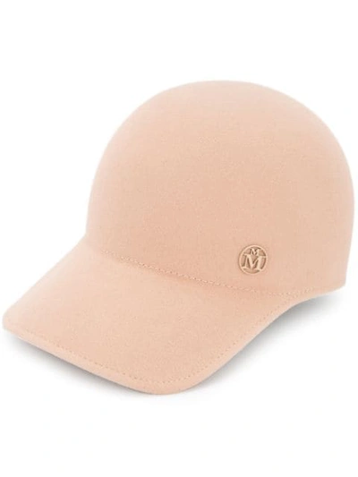 Maison Michel Tiger Hat In Pink