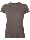 Rick Owens Green Cotton T-shirt In Grey
