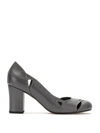 Sarah Chofakian Leather Pumps In Grey