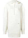 Victoria Beckham Oversized Hooded Sweater - White