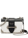 Prada 'cahier' Umhängetasche - Weiss In White