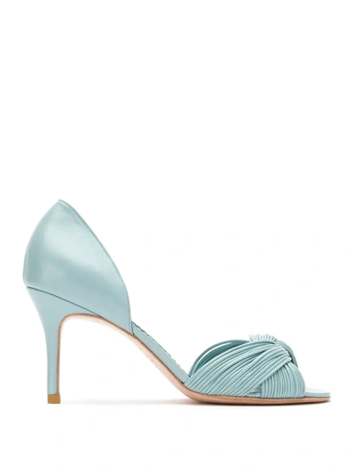 Sarah Chofakian Leather Pumps In Blue