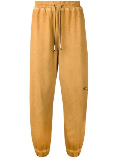 A-cold-wall* Drawstring Waist Track Trousers In Brown